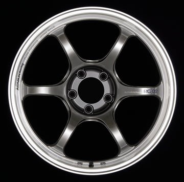 Advan RG-D2 17x9.0 +45 5x114.3 Machining and Racing Hyper Black Wheel