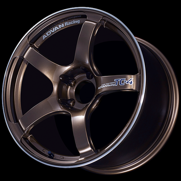 Advan TC4 18x9 +35 5x114.3 Racing Umber Bronze and Ring Wheel