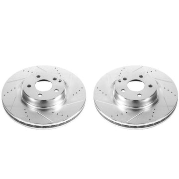 Power Stop 07-09 Mercedes-Benz E350 Front Evolution Drilled & Slotted Rotors - Pair