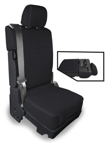 PRP 2015+ Ford F150 / 2017+ Super Duty Center Jump Seat Cover w/ Upper Console - Gray