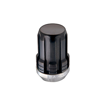 Tuerca McGard SplineDrive (asiento cónico) M12X1.5 / 1.24in. Longitud (paquete de 4): negro (herramienta requerida)