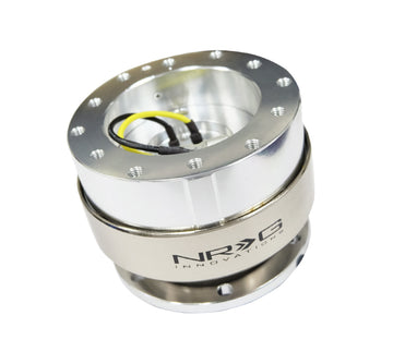 NRG Quick Release Gen 2.0 - Cuerpo plateado brillante / Anillo plateado cepillado