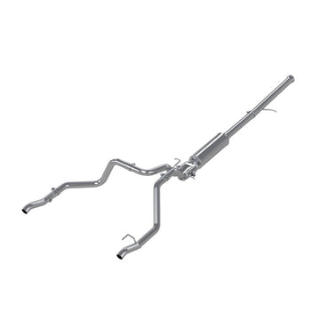 MBRP 19-Up Chevy Silverado 1500 6.2L 2.5in Catback salida trasera doble T304 SS
