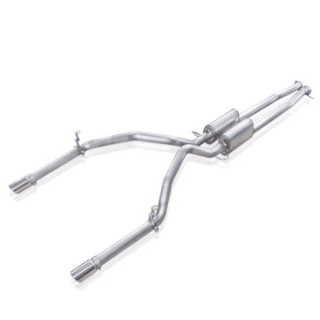 Salida de escape debajo del parachoques de acero inoxidable para Chevy Silverado/GMC Sierra 2007-16 5.3L/6.2L