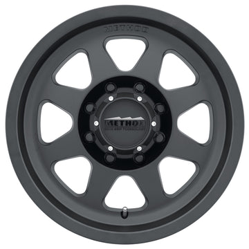 Method MR701 17x9 -12 mm Offset 8x6.5 130.81 mm CB Rueda negra mate