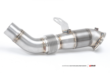 AMS Performance 2020+ Toyota Supra A90 Bajante de calle con convertidor catalítico GESI