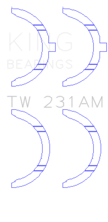 King Engine Bearings Toyota 1A/2A/3A/4A Thrust Washer Set