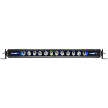Barra de luz LED de fila única Radiance Plus SR-Series de Rigid Industries de 20 pulgadas con 8 opciones de retroiluminación