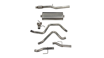 Corsa 2019-2025 Chevy Silverado 5.3L Crew Cab 3in Cat-Back Dual Rear Exit w/ Polished Tip