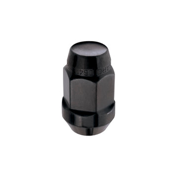Tuerca hexagonal McGard (estilo abultado de asiento cónico) 1/2-20 / 3/4 hexagonal / 1,45 pulg. Largo (paquete de 4): negro