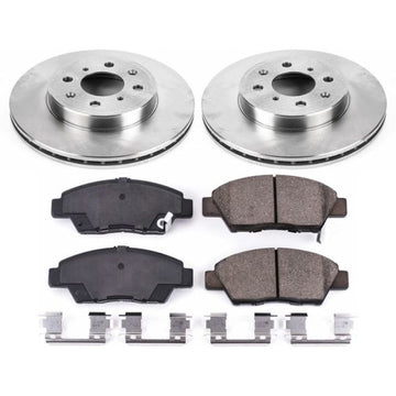 Power Stop 15-19 Honda Fit Kit de freno delantero autoespecializado