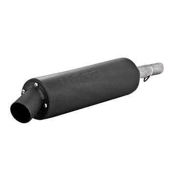 MBRP 1985-90 Yamaha YFM 200/225 Moto-4 Escape deslizante de repuesto directo con silenciador utilitario