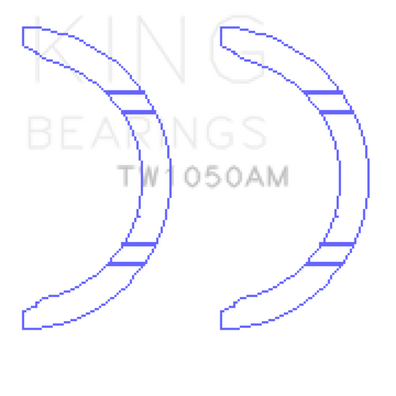 Juego de arandelas de empuje King Mitsubishi EVO X 4B11T / Hyundai G4KC/G4KD/G4KE