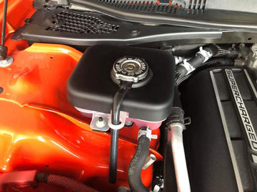 JLT 15-19 Dodge Hellcat Cubierta de tanque intercooler texturizada negra