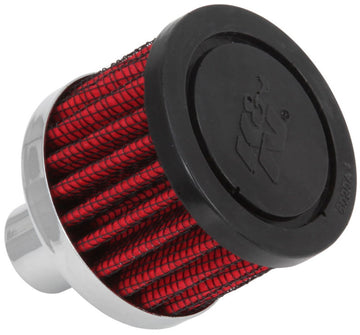 Filtro de ventilación del cárter con base de acero K&amp;N, ventilación de 0,75 pulgadas de diámetro exterior x 2 pulgadas de diámetro exterior x 1,5 pulgadas de altura