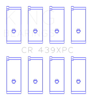 King Engine Bearings Honda B18A1/B18B1 (Size .026) pMaxKote Performance Rod Bearing Set