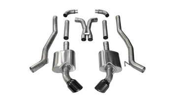 Corsa 10-15 Chevrolet Camaro SS 6.2L V8 Manual Negro Xtreme 3 pulgadas Cat-Back