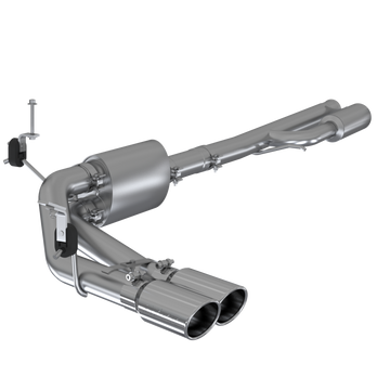 MBRP 2019+ Chevrolet Silverado 1500 4.5L/5.3L Pre-Axle Dual Side Exit w/ 4in OD Tip- T304