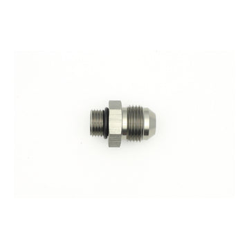 DeatschWerks Adaptador de llamarada 6AN ORB macho a 8AN macho (incluye junta tórica) - Negro mate anodizado