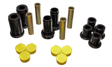 Energy Suspensión 02-05 Dodge Ram 1500 2WD Juego de bujes de brazo de control delantero negro