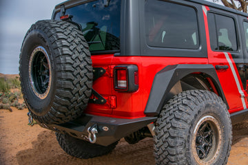 DV8 Offroad 2018+ Jeep Wrangler JL Portador de neumáticos montado en el portón trasero