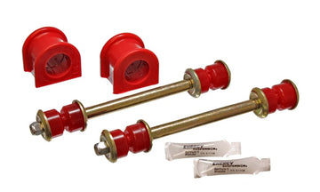 Energy Suspensión 98-01 Ford Explorer/Bronco 2WD/4WD Juego de bujes de barra estabilizadora delantera roja de 34 mm