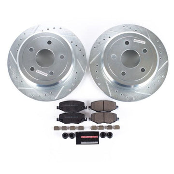 Power Stop 07-17 Jeep Wrangler Kit de freno deportivo trasero Z23 Evolution