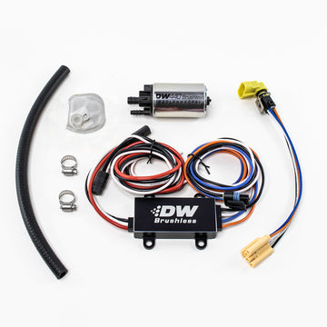 Bomba de combustible sin escobillas DeatschWerks DW440 440lph con controlador de velocidad dual