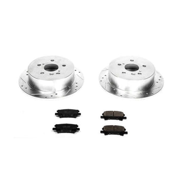 Power Stop 04-06 Lexus RX330 Kit de freno deportivo trasero Z23 Evolution