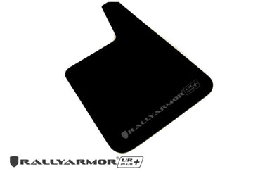 Rally Armor Ajuste universal (sin hardware) UR Plus Guardabarros negro UR con logotipo gris