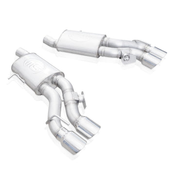 Steel Works 2016-18 Cadillac CTS-V Sedan Axleback System Silenciadores turbo de modo dual Puntas de 4 pulgadas