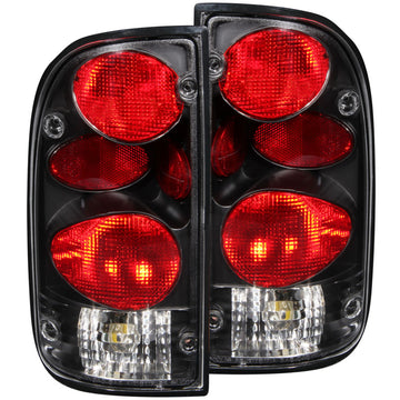 ANZO 1995-2000 Toyota Tacoma luces traseras negras