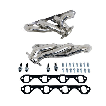 BBK 87-95 Ford F150 Truck 5.0 302 Cabezales de escape cortos de longitud desigual - 1-5/8 Titanio Cerámica