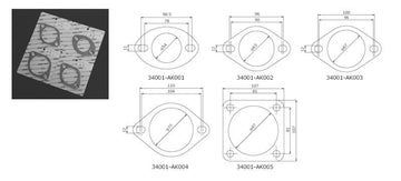 Junta HKS 75mm Universal EX (2uds)