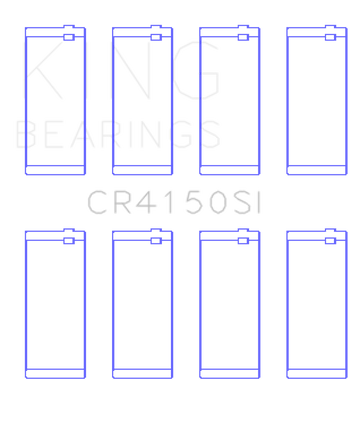 King Engine Bearings Toyota Ford ZETEC 1.6L/1.8L/2.0L Performance Rod Bearing Set