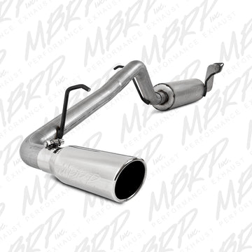 MBRP 04-11 Chevy Colorado / GMC Canyon 2.8L/2.9L/3.5L/3.7L Escape aluminizado de un solo lado con respaldo de gato