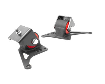 Innovador 01-05 Mazda Miata NB 1.8L Soportes de repuesto de acero negro Bujes 75A (sin montaje trans)