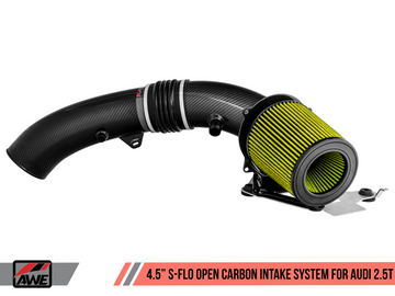 AWE Tuning Audi RS3 / TT RS S-FLO Admisión abierta de fibra de carbono