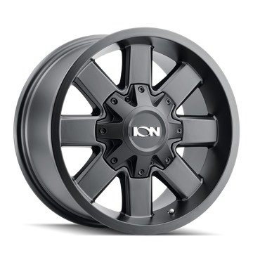 Rueda ION tipo 141 18x9 / 6x135 BP / 18 mm de desplazamiento / 106 mm, color negro satinado