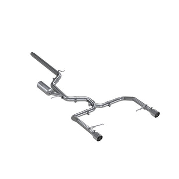 MBRP 19-21 VW Jetta GLI T304 SS Escape de salida trasera doble con respaldo de gato de 3 pulgadas