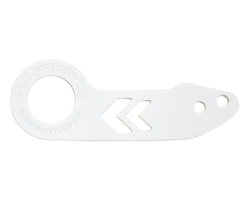 Gancho de remolque trasero universal NRG - Recubrimiento en polvo blanco