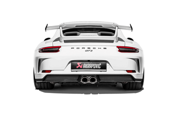 Akrapovic 2018 Porsche 911 GT3 (991.2) Slip-On Race Line (Titanium) w/Header/Tail Pipes