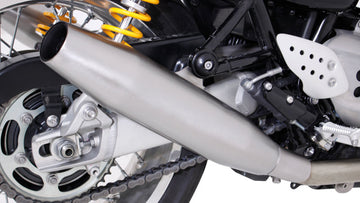 Remus 2016 Triumph Thruxton 1200 (Euro 4) Slip On cónico de acero inoxidable - Lado izquierdo