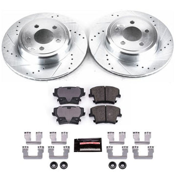 Power Stop 05-19 Chrysler 300 Kit de freno deportivo trasero Z23 Evolution