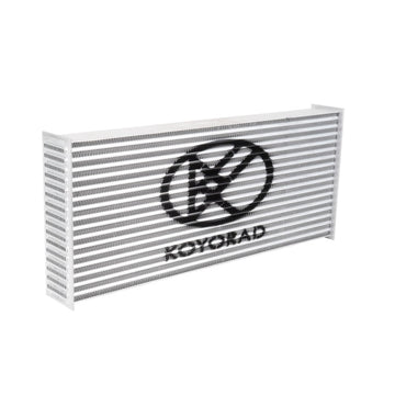 Núcleo de intercooler HyperCore de aluminio universal Koyo (24 pulgadas x 10 pulgadas x 2,5 pulgadas)
