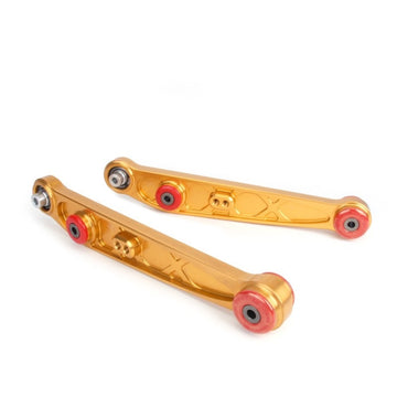 Juego de brazos de control inferior trasero Skunk2 Honda/Acura EG/DC Alpha Series - Dorado