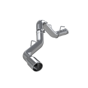 MBRP 2020+ GMC/Chevy 2500/3500 6.6L Duramax Tubo doblado con mando de 4 pulgadas AL-Ser Cat Back de un solo lado - Alum