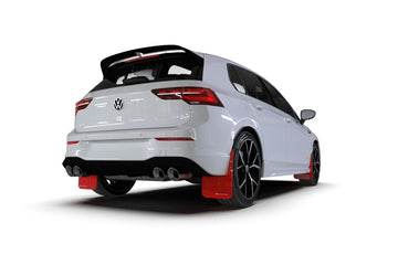 Rally Armor 22-25 VW MK8 Golf GTI/R Black UR Mud Flap w/Red Logo