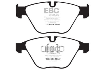 Pastillas de freno delanteras EBC 13+ BMW X1 2.0 Turbo (28i) Redstuff