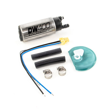 Bomba de combustible en el tanque DeatschWerks 415LPH DW400 con kit de configuración universal